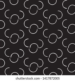 Halftone monochrome texture background. Abstract vintage black and white vector illustration Texture