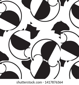 Halftone monochrome texture background. Abstract vintage black and white vector illustration Texture