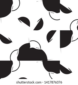 Halftone monochrome texture background. Abstract vintage black and white vector illustration Texture