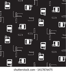 Halftone monochrome texture background. Abstract vintage black and white vector illustration Texture