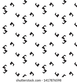 Halftone monochrome texture background. Abstract vintage black and white vector illustration Texture