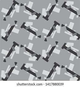Halftone monochrome texture background. Abstract vintage black and white vector illustration Texture