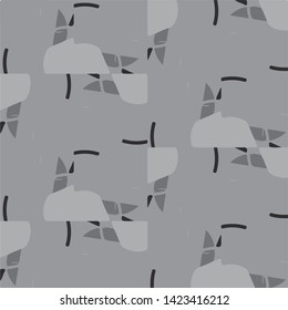 Halftone monochrome texture background. Abstract vintage black and white vector illustration Texture