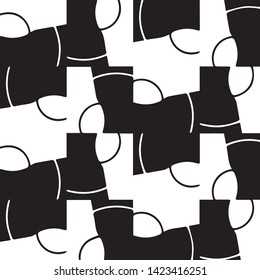 Halftone monochrome texture background. Abstract vintage black and white vector illustration Texture