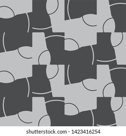 Halftone monochrome texture background. Abstract vintage black and white vector illustration Texture