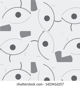 Halftone monochrome texture background. Abstract vintage black and white vector illustration Texture