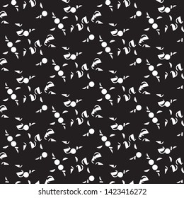 Halftone monochrome texture background. Abstract vintage black and white vector illustration Texture
