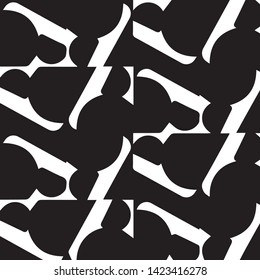 Halftone monochrome texture background. Abstract vintage black and white vector illustration Texture