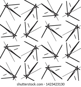 Halftone monochrome texture background. Abstract vintage black and white vector illustration Texture