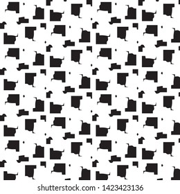 Halftone monochrome texture background. Abstract vintage black and white vector illustration Texture