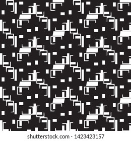 Halftone monochrome texture background. Abstract vintage black and white vector illustration Texture