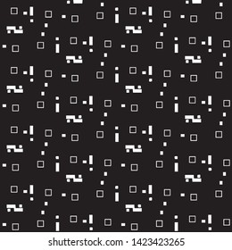 Halftone monochrome texture background. Abstract vintage black and white vector illustration Texture