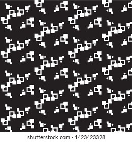 Halftone monochrome texture background. Abstract vintage black and white vector illustration Texture