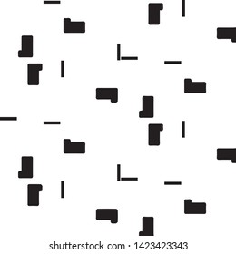 Halftone monochrome texture background. Abstract vintage black and white vector illustration Texture