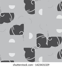 Halftone monochrome texture background. Abstract vintage black and white vector illustration Texture