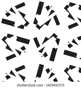 Halftone monochrome texture background. Abstract vintage black and white vector illustration Texture