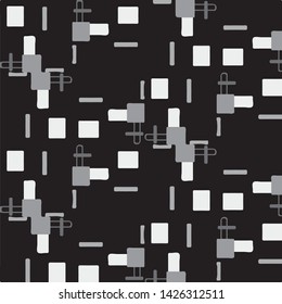 Halftone monochrome texture background. Abstract vintage black and white vector illustration Texture