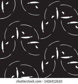 Halftone monochrome texture background. Abstract vintage black and white vector illustration Texture