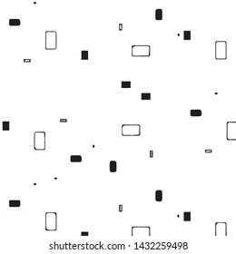 Halftone monochrome texture background. Abstract vintage black and white vector illustration Texture