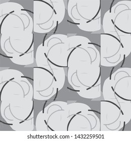 Halftone monochrome texture background. Abstract vintage black and white vector illustration Texture