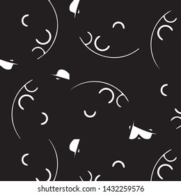 Halftone monochrome texture background. Abstract vintage black and white vector illustration Texture