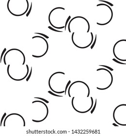 Halftone monochrome texture background. Abstract vintage black and white vector illustration Texture