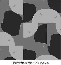 Halftone monochrome texture background. Abstract vintage black and white vector illustration Texture