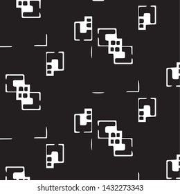 Halftone monochrome texture background. Abstract vintage black and white vector illustration Texture
