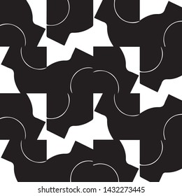 Halftone monochrome texture background. Abstract vintage black and white vector illustration Texture