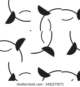 Halftone monochrome texture background. Abstract vintage black and white vector illustration Texture