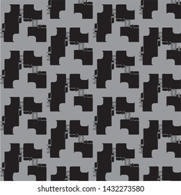 Halftone monochrome texture background. Abstract vintage black and white vector illustration Texture