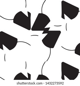 Halftone monochrome texture background. Abstract vintage black and white vector illustration Texture