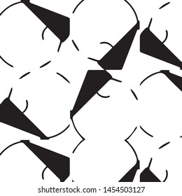 Halftone monochrome texture background. Abstract vintage black and white vector illustration Texture