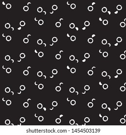 Halftone monochrome texture background. Abstract vintage black and white vector illustration Texture