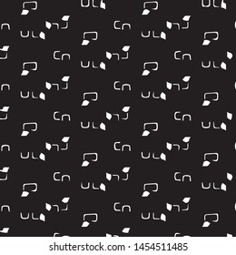 Halftone monochrome texture background. Abstract vintage black and white vector illustration Texture