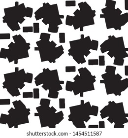 Halftone monochrome texture background. Abstract vintage black and white vector illustration Texture