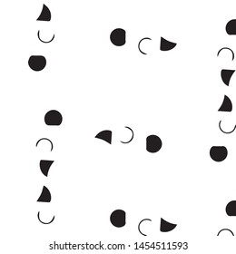 Halftone monochrome texture background. Abstract vintage black and white vector illustration Texture