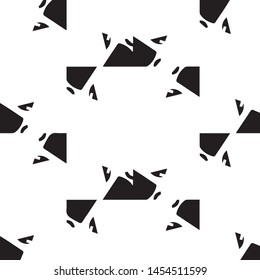 Halftone monochrome texture background. Abstract vintage black and white vector illustration Texture