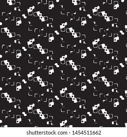 Halftone monochrome texture background. Abstract vintage black and white vector illustration Texture