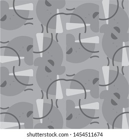 Halftone monochrome texture background. Abstract vintage black and white vector illustration Texture