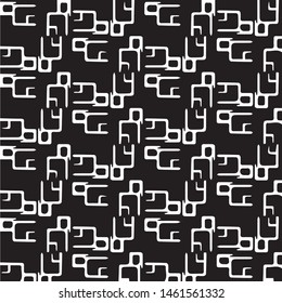 Halftone monochrome texture background. Abstract vintage black and white vector illustration Texture