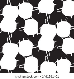 Halftone monochrome texture background. Abstract vintage black and white vector illustration Texture