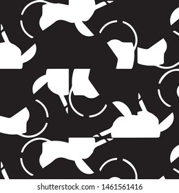 Halftone monochrome texture background. Abstract vintage black and white vector illustration Texture