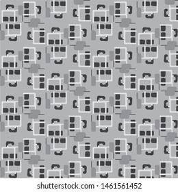 Halftone monochrome texture background. Abstract vintage black and white vector illustration Texture