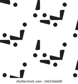 Halftone monochrome texture background. Abstract vintage black and white vector illustration Texture