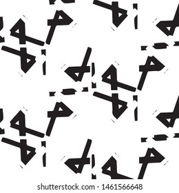 Halftone monochrome texture background. Abstract vintage black and white vector illustration Texture