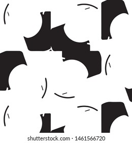 Halftone monochrome texture background. Abstract vintage black and white vector illustration Texture