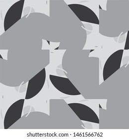Halftone monochrome texture background. Abstract vintage black and white vector illustration Texture