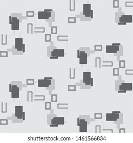 Halftone monochrome texture background. Abstract vintage black and white vector illustration Texture