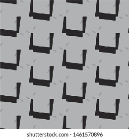 Halftone monochrome texture background. Abstract vintage black and white vector illustration Texture